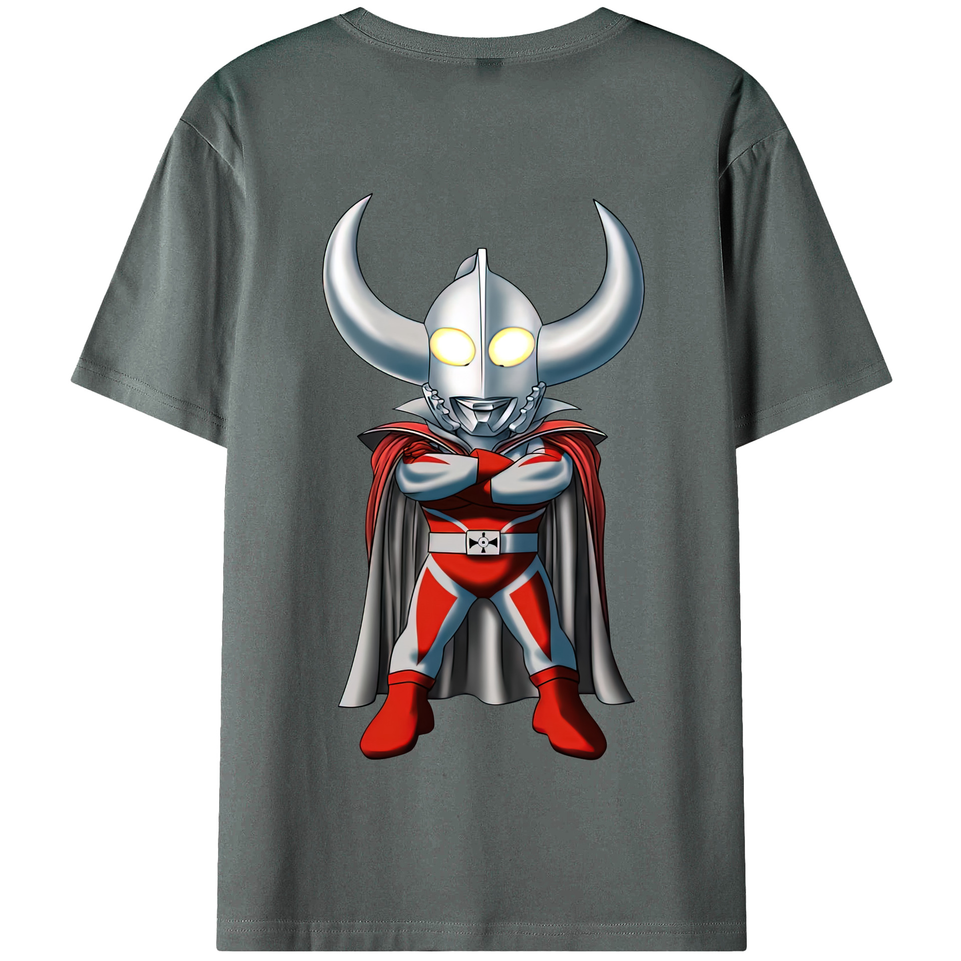 （画像用） ウルトラマン Ultraman 綿100％半袖Tシャツ（背面プリント）